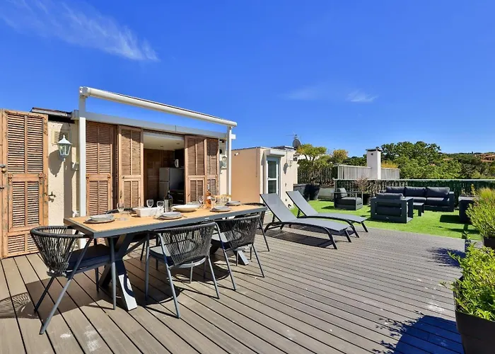 Avec Toit Terrasse Equipe Au Centre Tropez Vue Apartment *